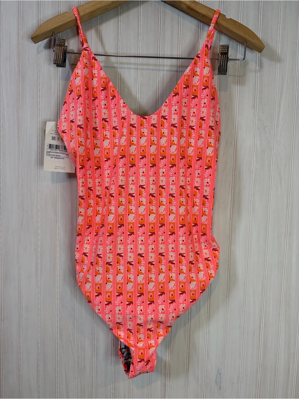 NWT MAAJI REVERIBLE PRINT SIGNATURE ONE PIECE LARGE